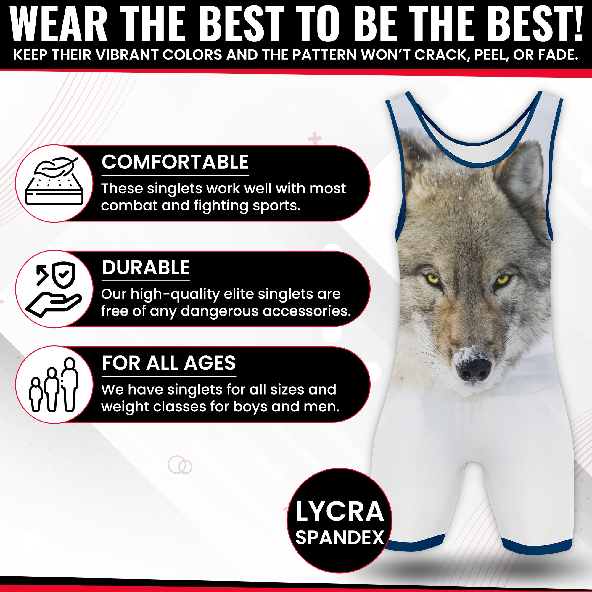 Wolf Wrestling Singlets