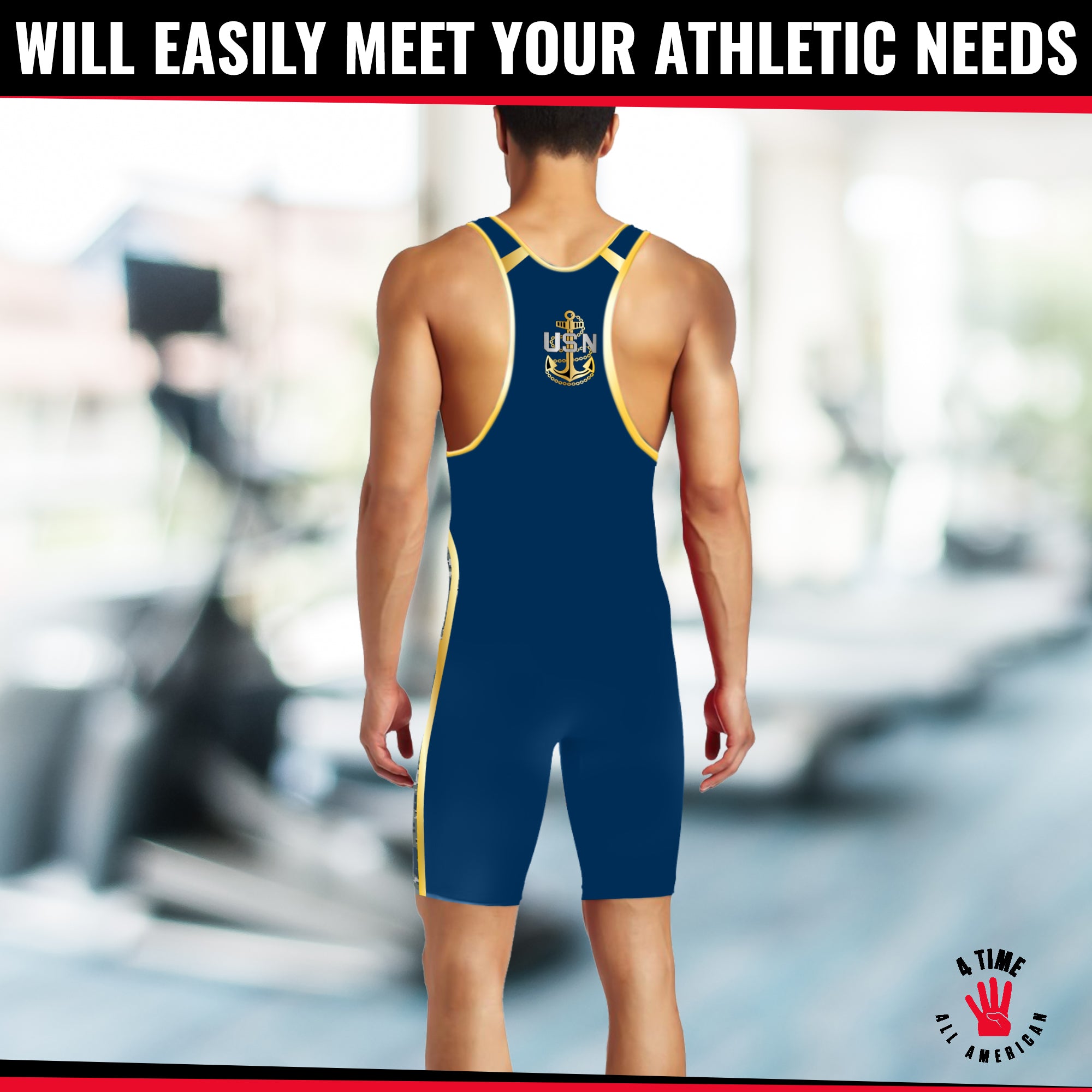 US Navy Wrestling Singlet